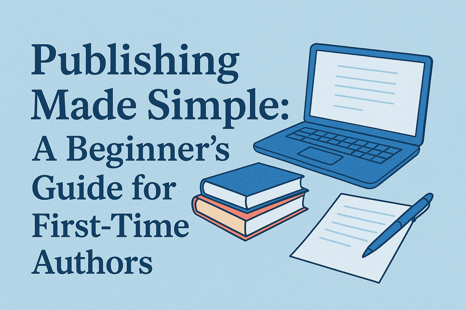Hassle-free publishing for first-time authors.